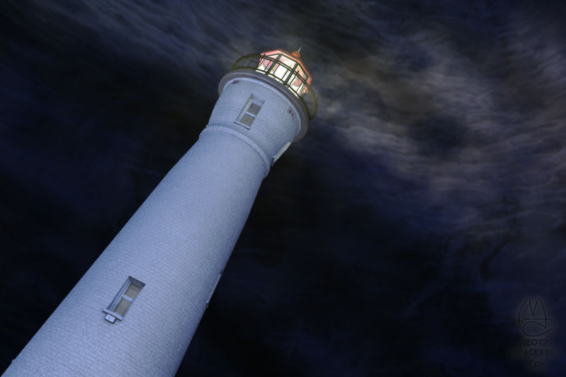 Crisp Point Lighthouse model