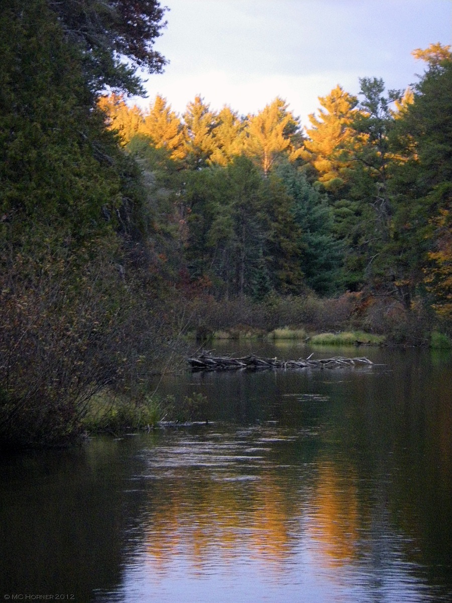 Sunset on the Manistee.