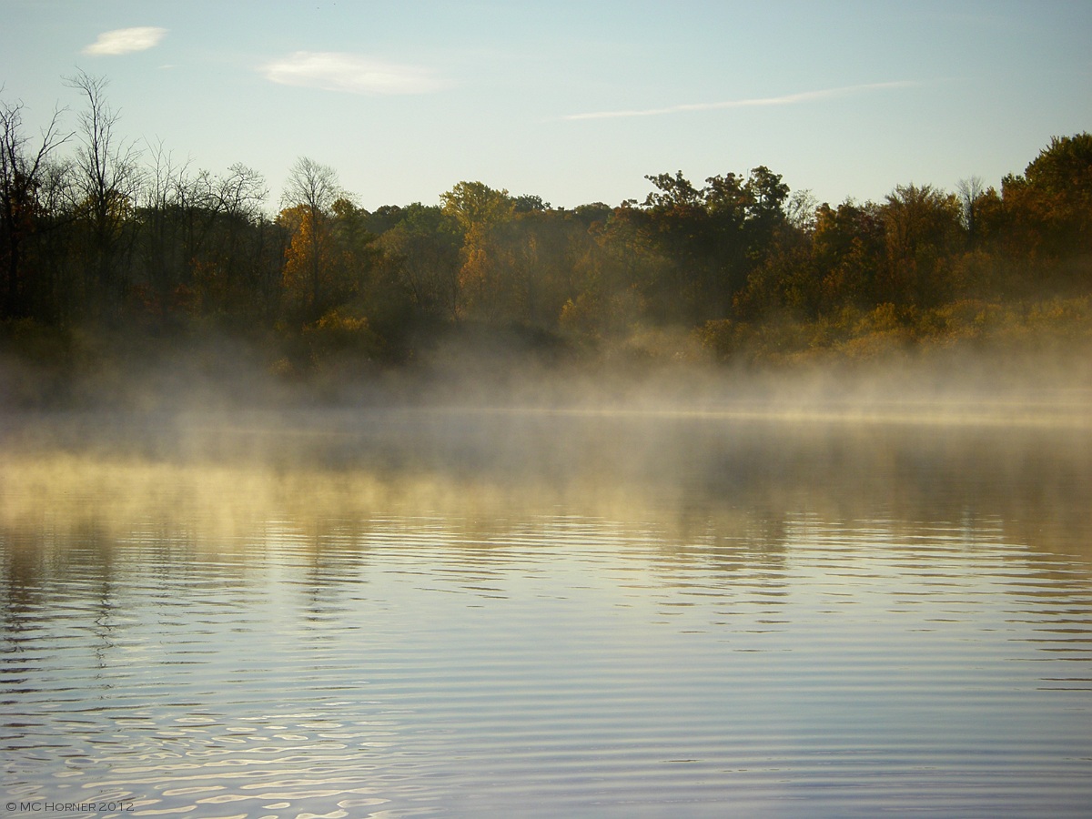 Mid-October morning on Commerce Lake.