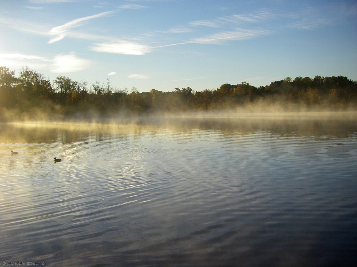 Mid-October morning on Commerce Lake.