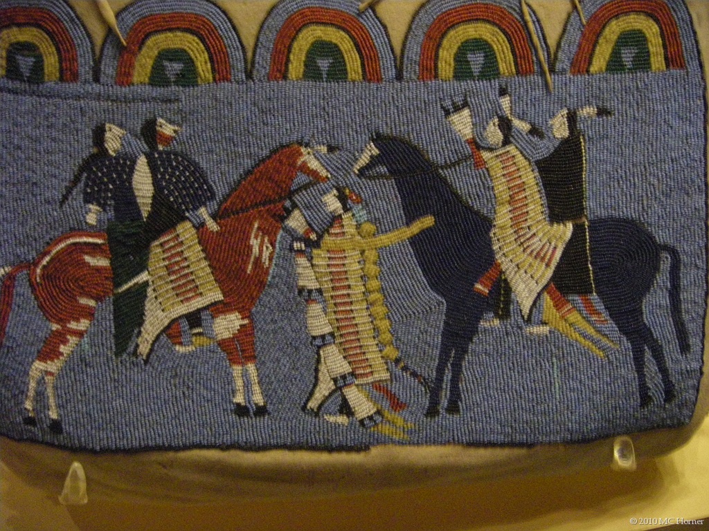 Bead work. Native North American.