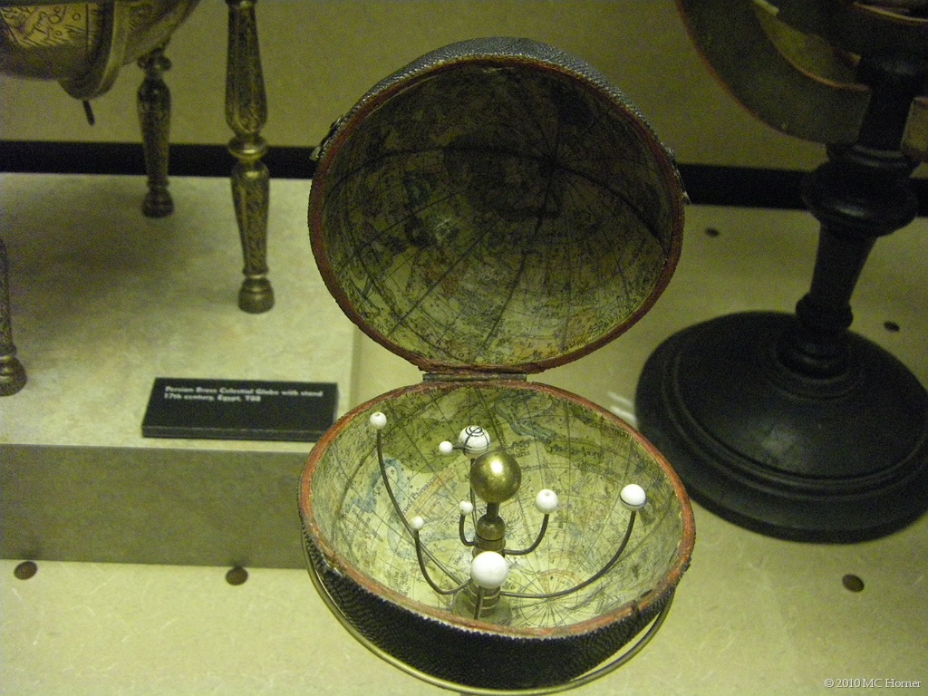 Handheld orrery.