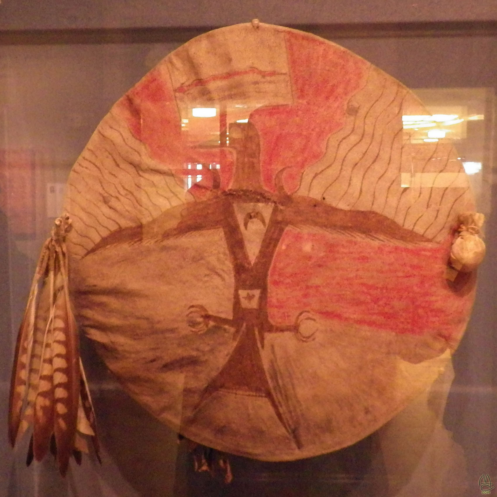 Native American shield.