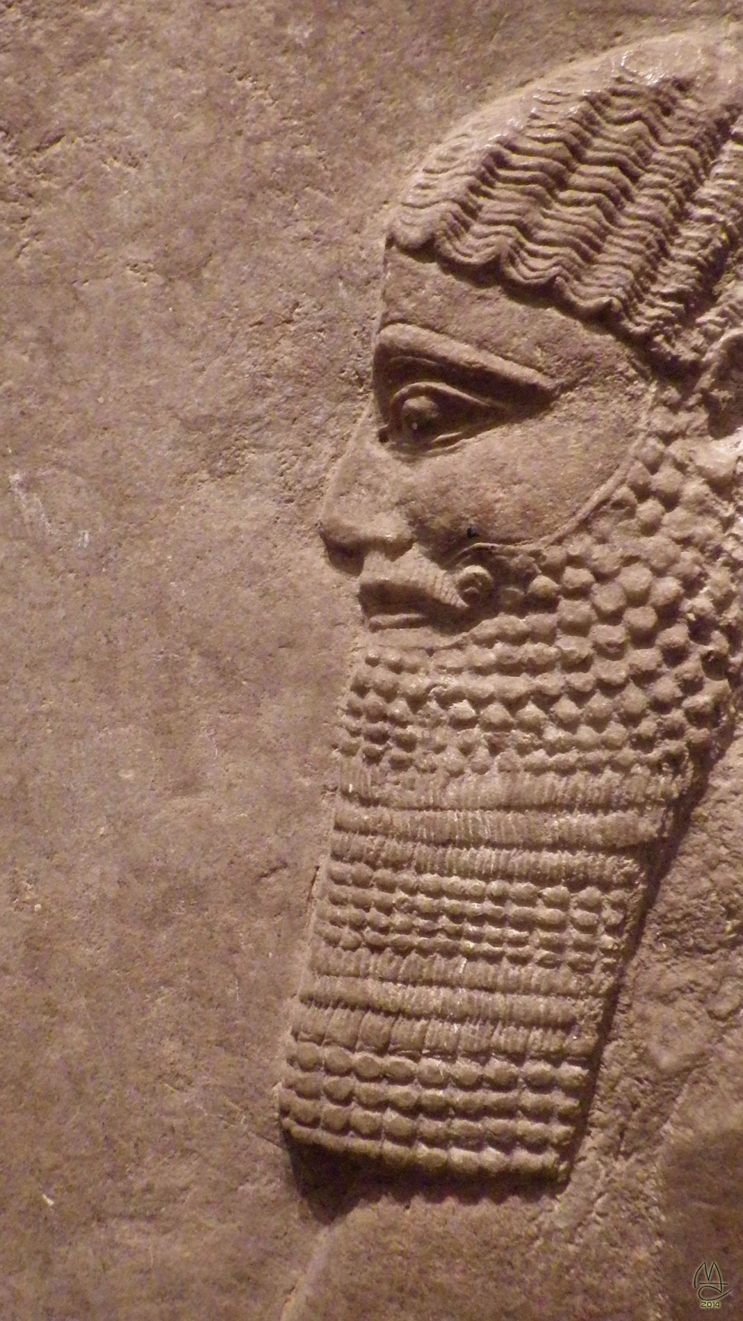 Assyrian ruler Tiglath-Pileser III receives homage. 745-727 BCE.