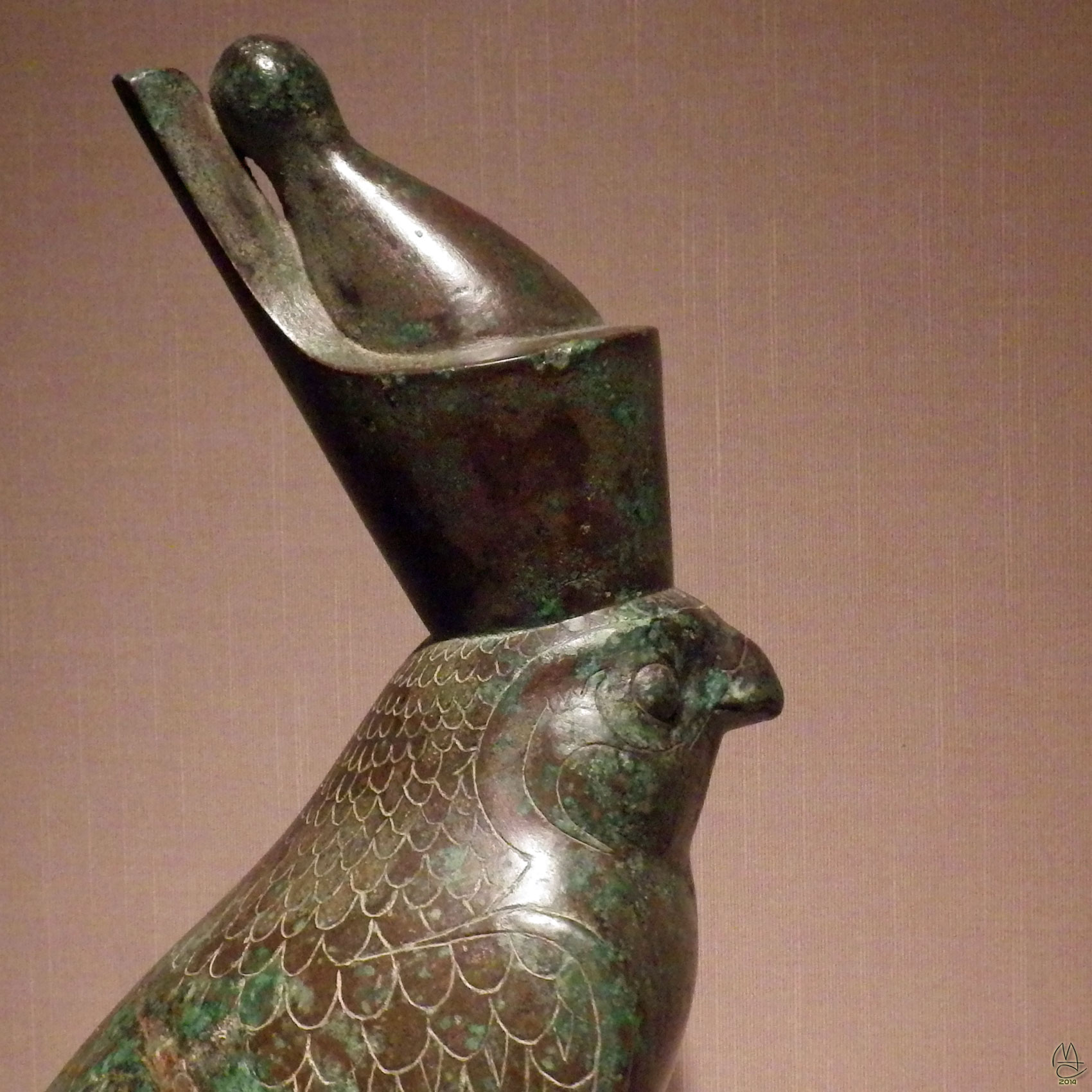 Falcon of Horus 663-525 BCE.