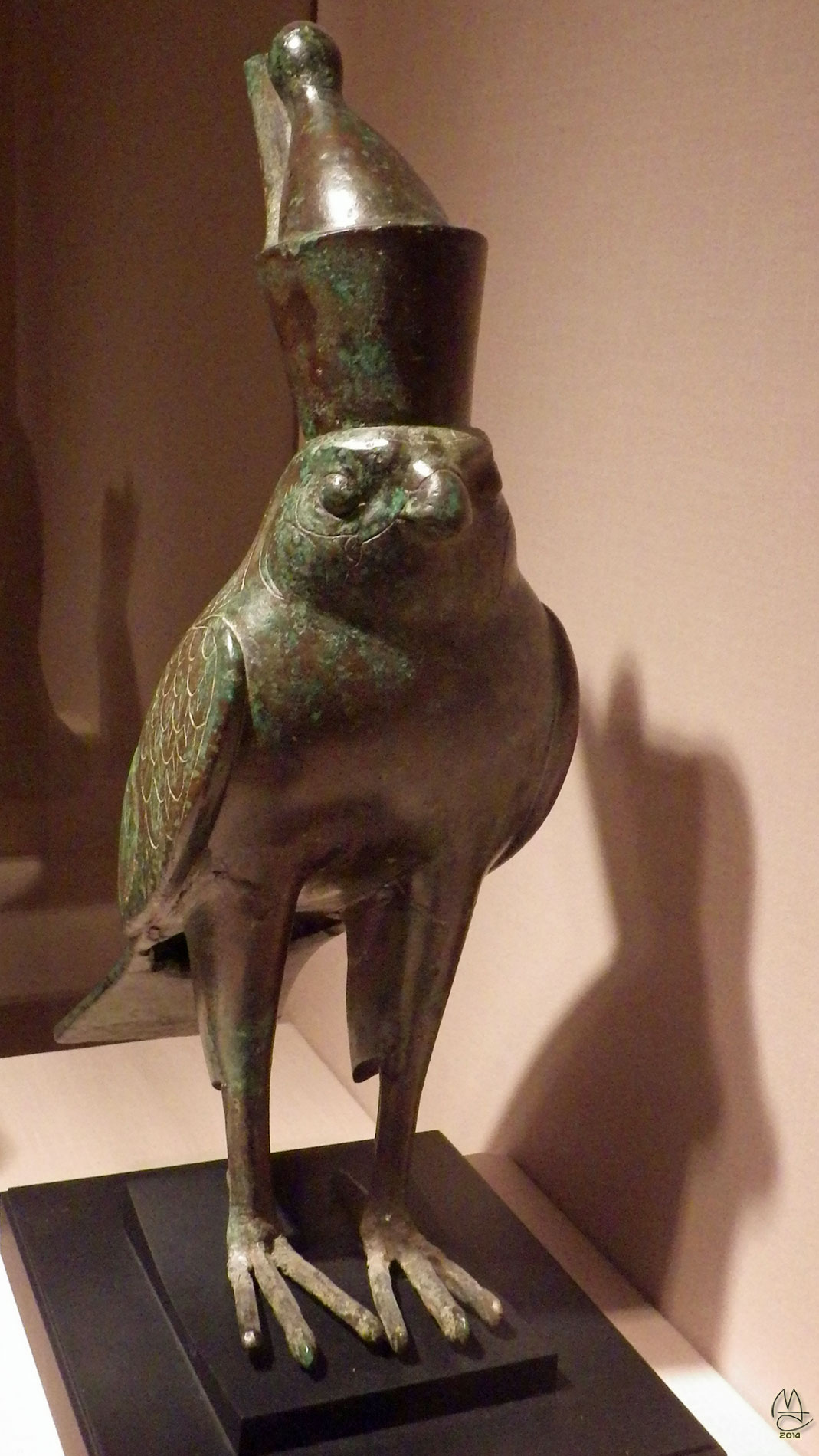 Falcon of Horus 663-525 BCE.