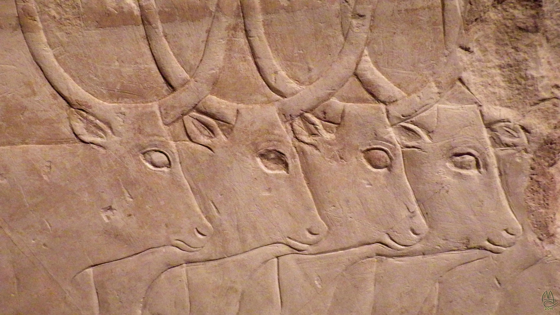 Relief of Peasants Driving Cattle and Fishing.