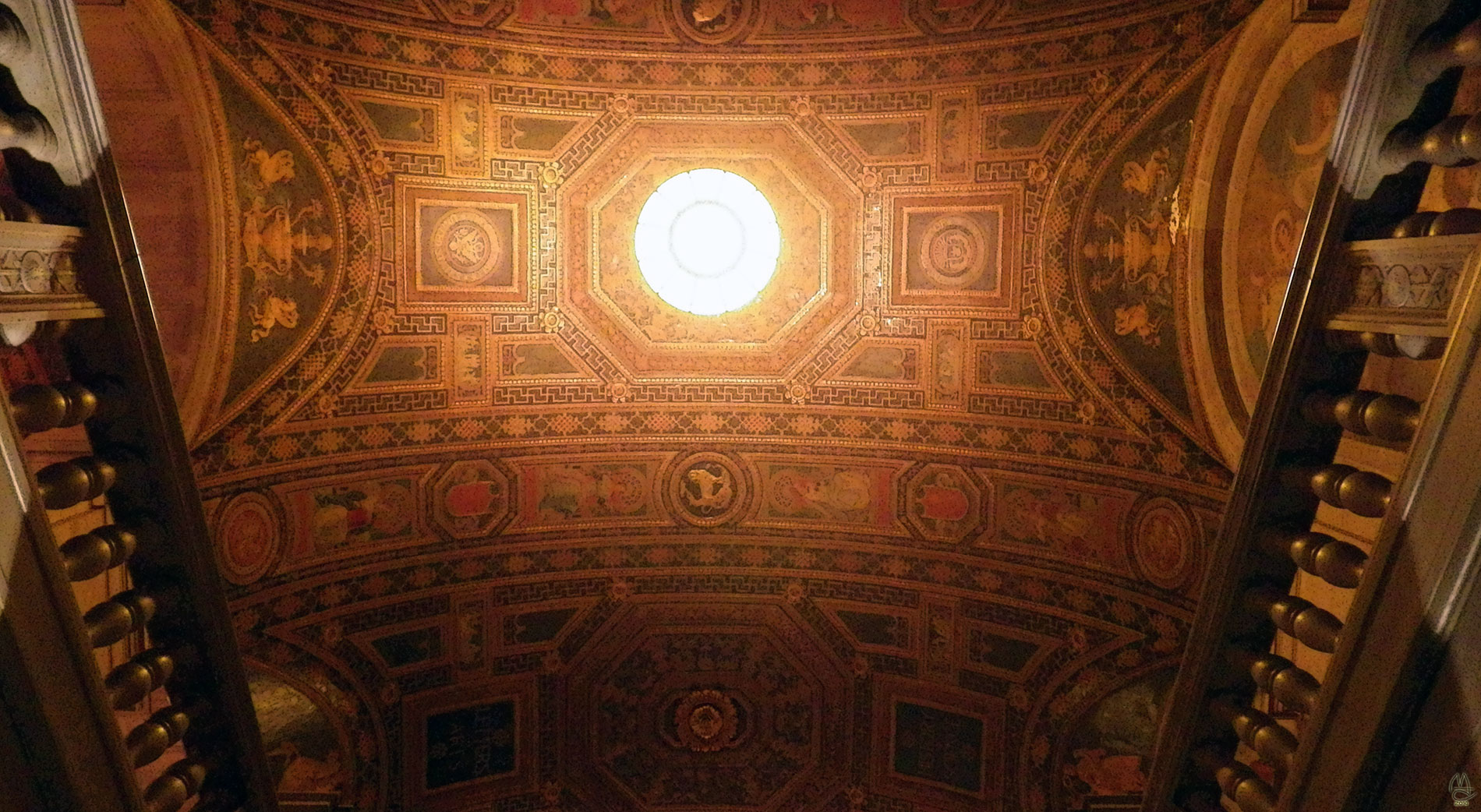 Things are looking up at the main branch of the Detroit Public Library.