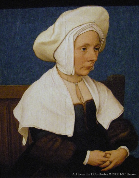 Nice wimple! 'A Woman' by Hans Holbein the Younger
