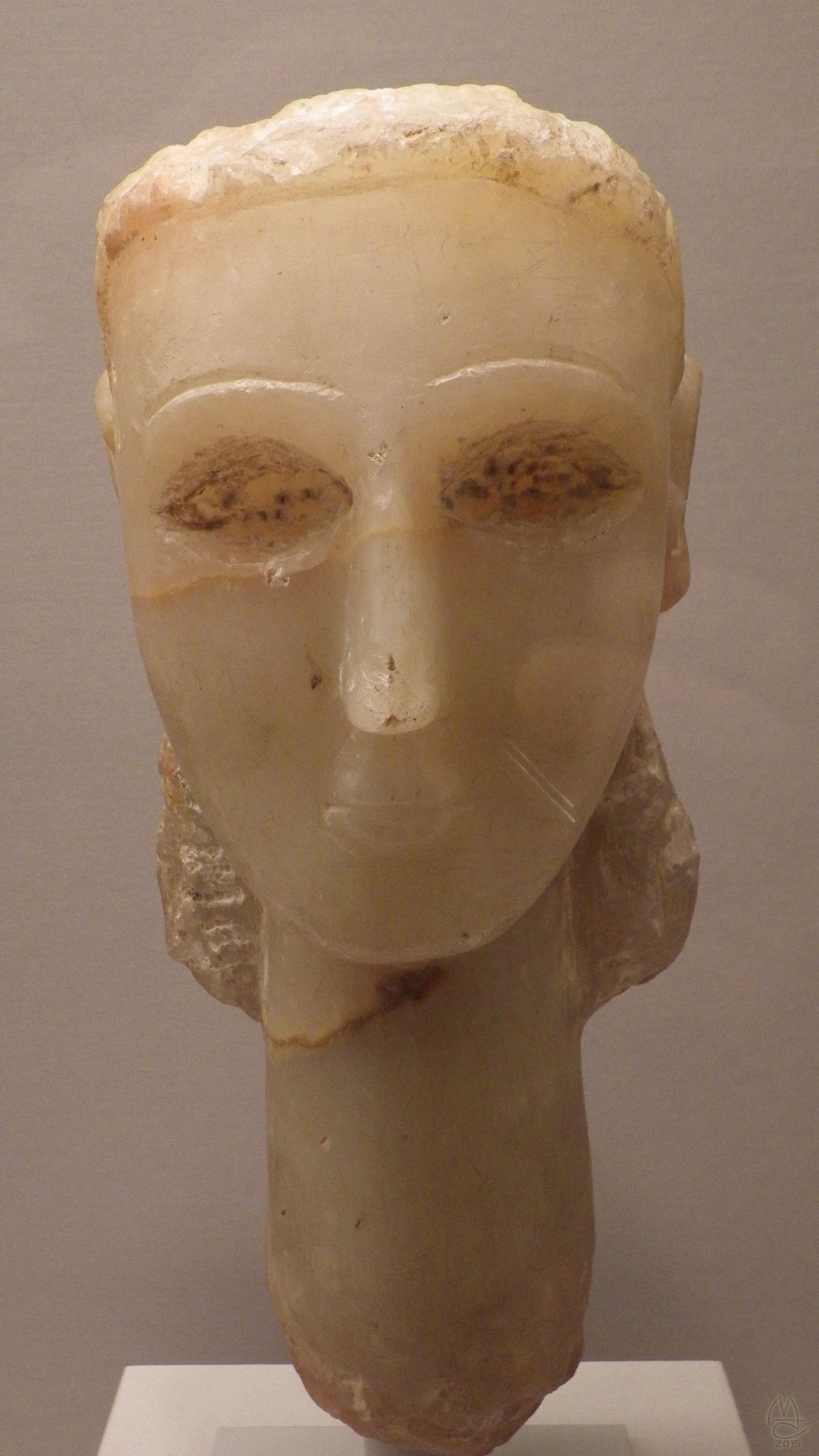 Female Head from Funerary Marker 