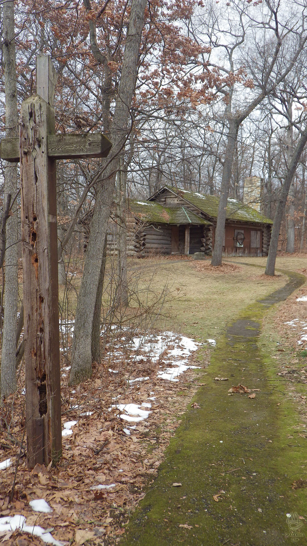 Approaching Haven Hill Caretaker's Cottage/ Carriage House