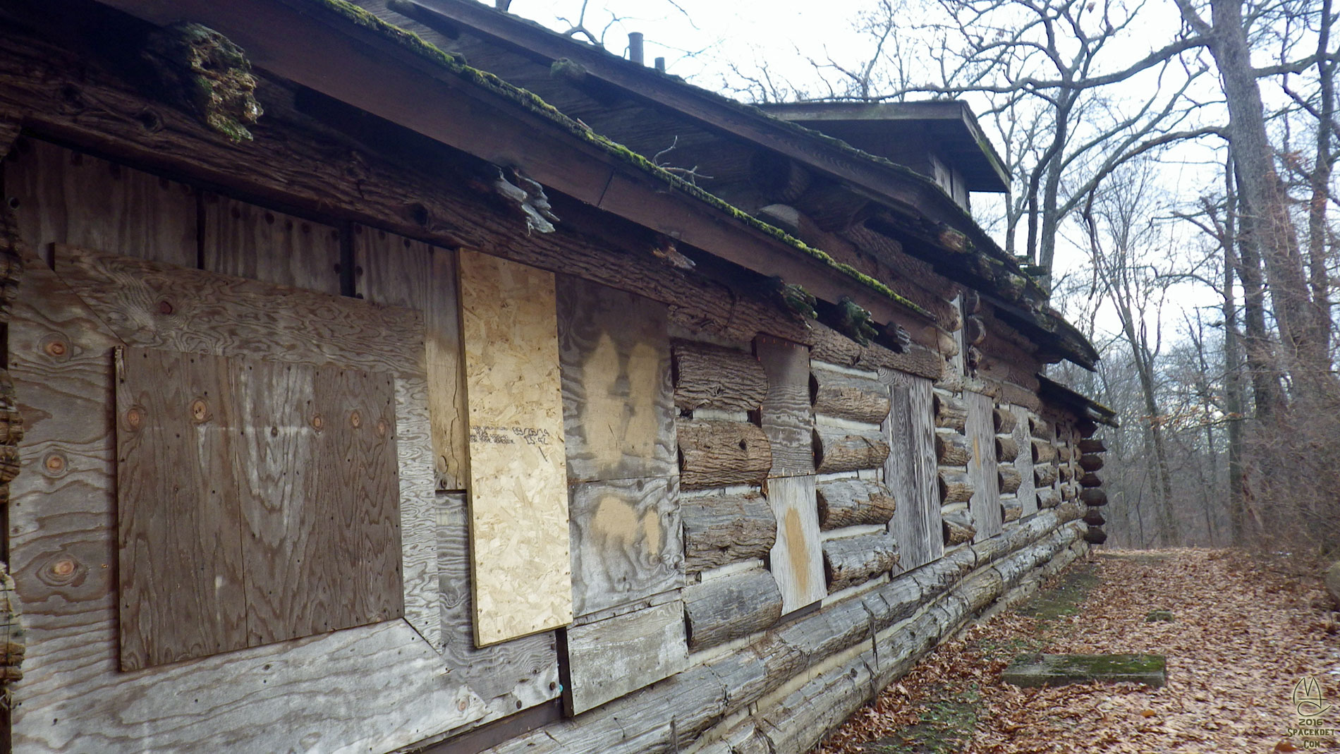 Carriage House, south-west view of rear elevation.