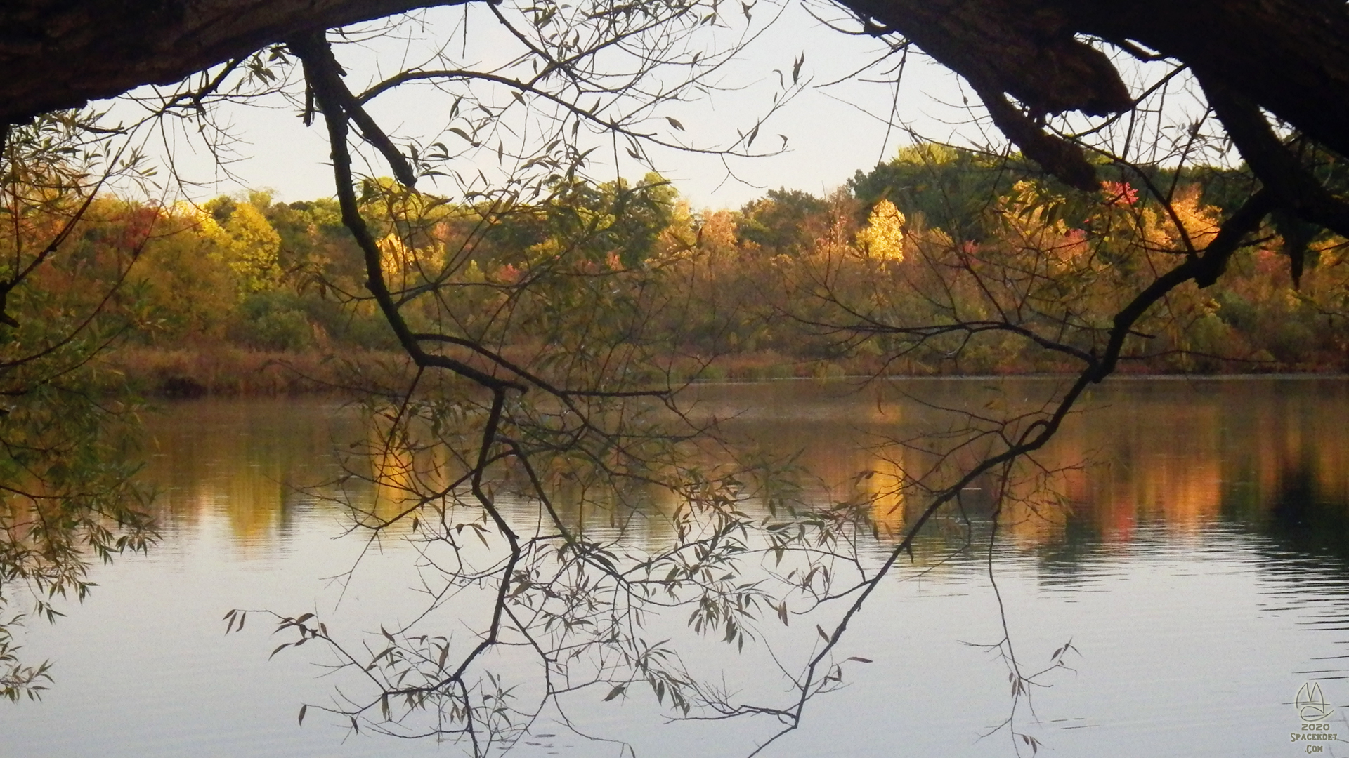 Commerce Lake sunset