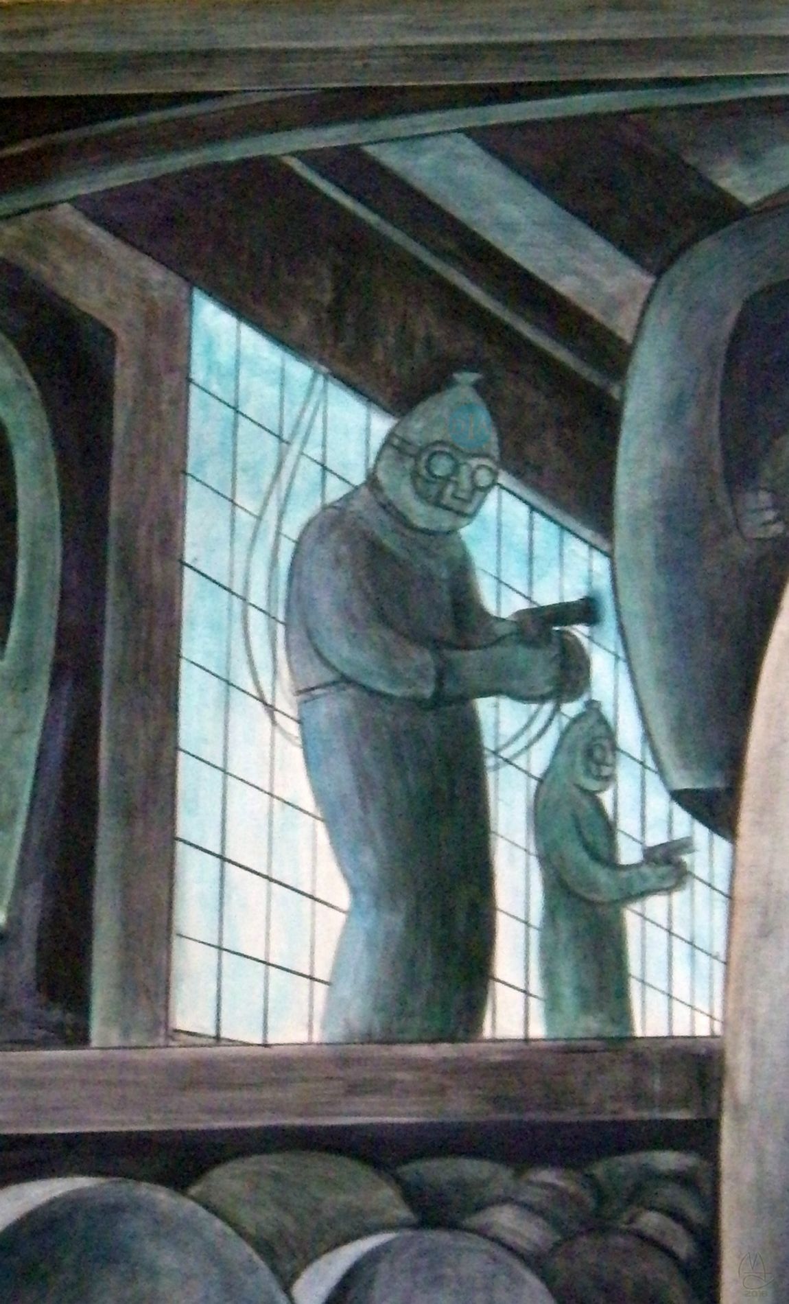 Rivera Court Mural detail