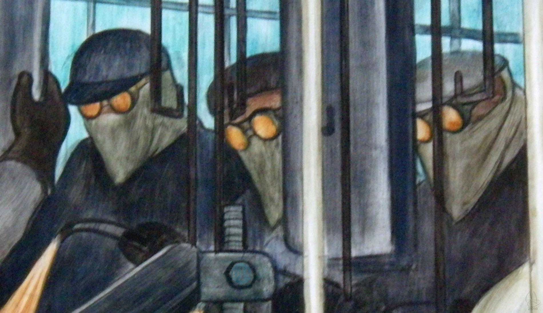 Rivera Court Mural detail