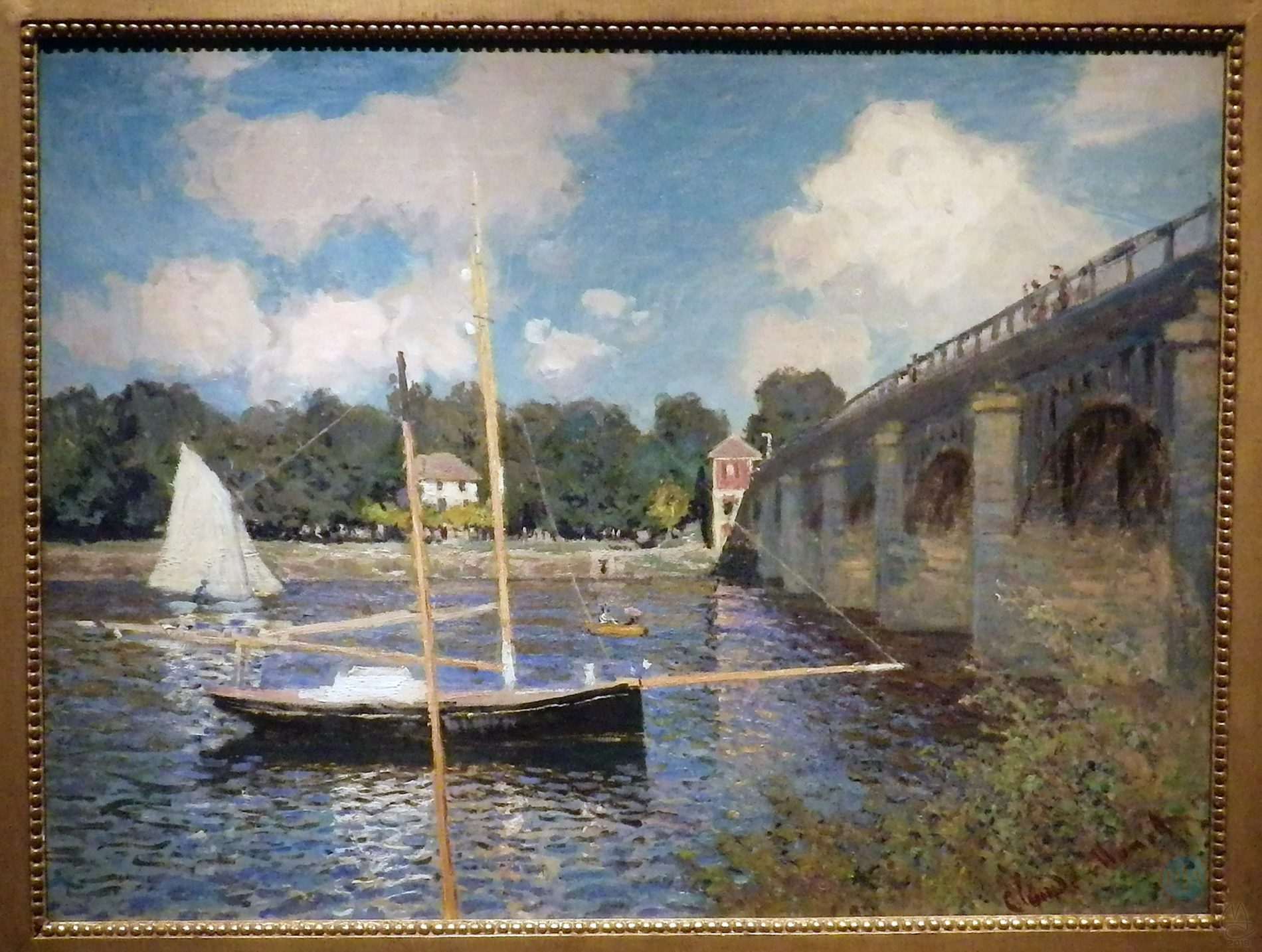 Claude Monet  'The Bridge At Argenteuil'