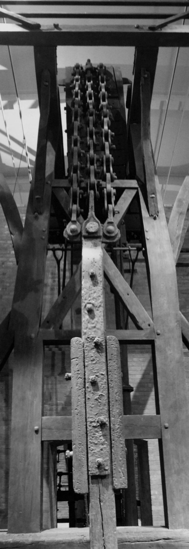 Steam Water Pump, used in a mine. 