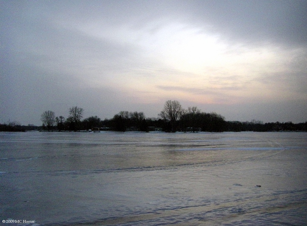 Looking southwest through the canal.