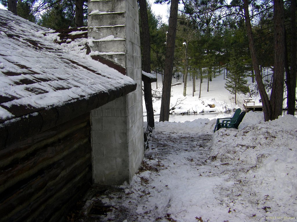 Clean roof, pile removed.