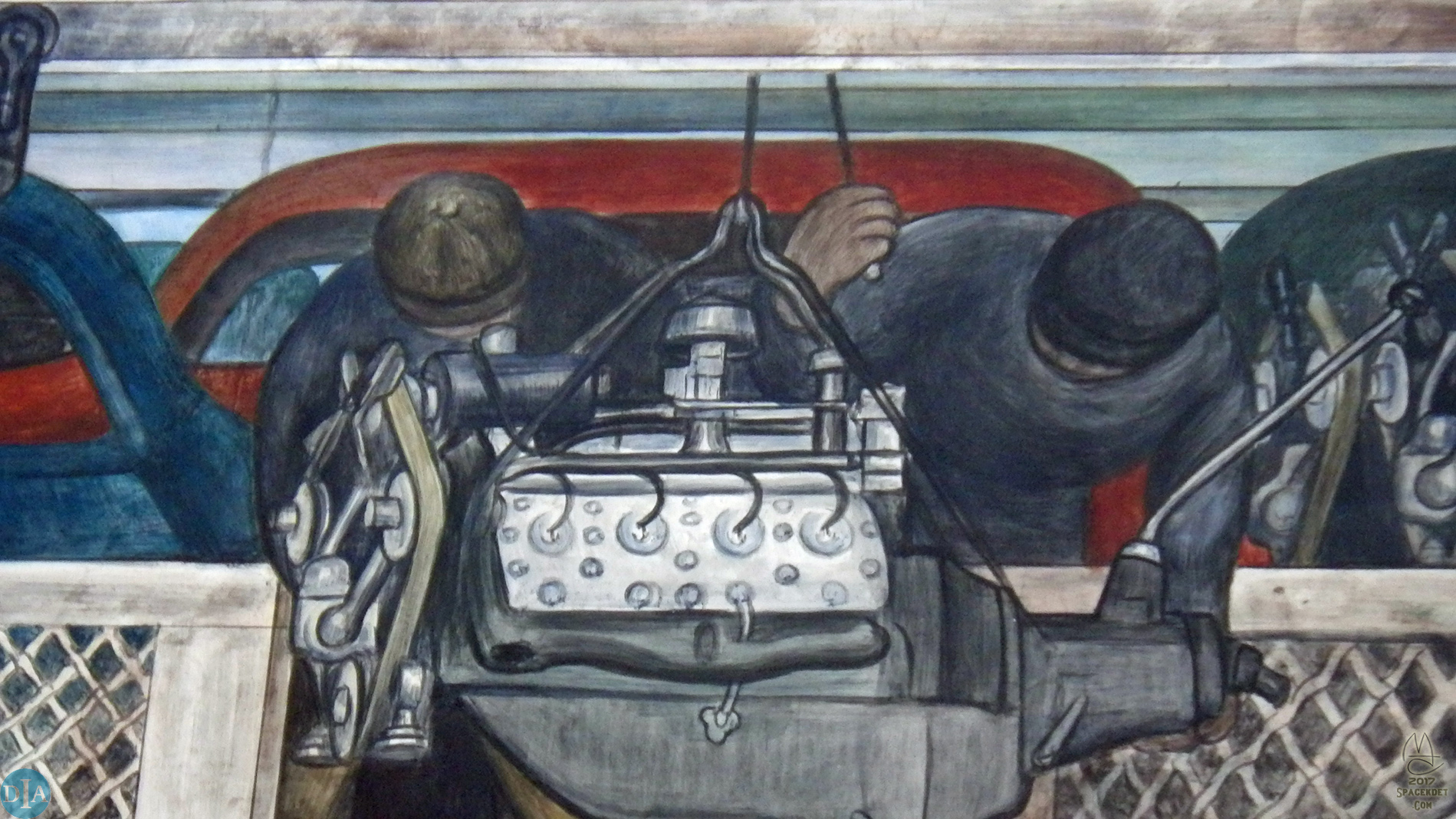 Panel from the Rivera Court, Diego Rivera, 1933
