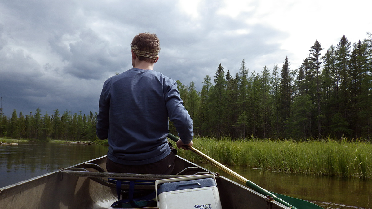 Day One: Canoe the Manistee River. Watch a time-lapse video here. click here. ( 6.2 MB WMV)