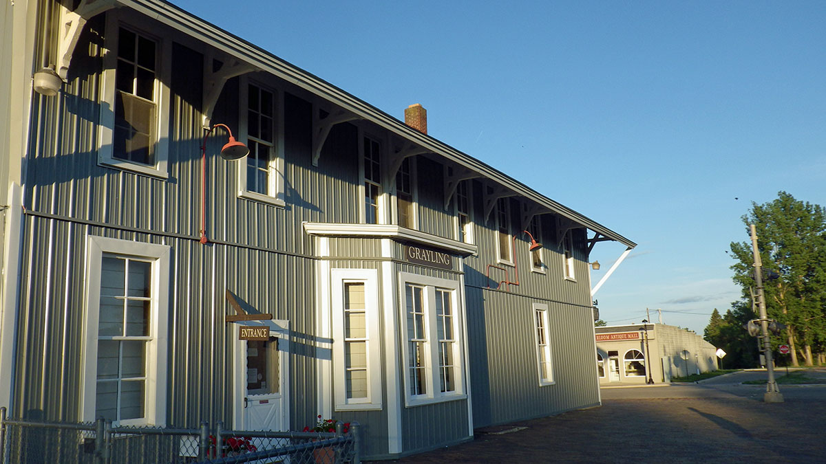 Grayling, Michigan train depot.