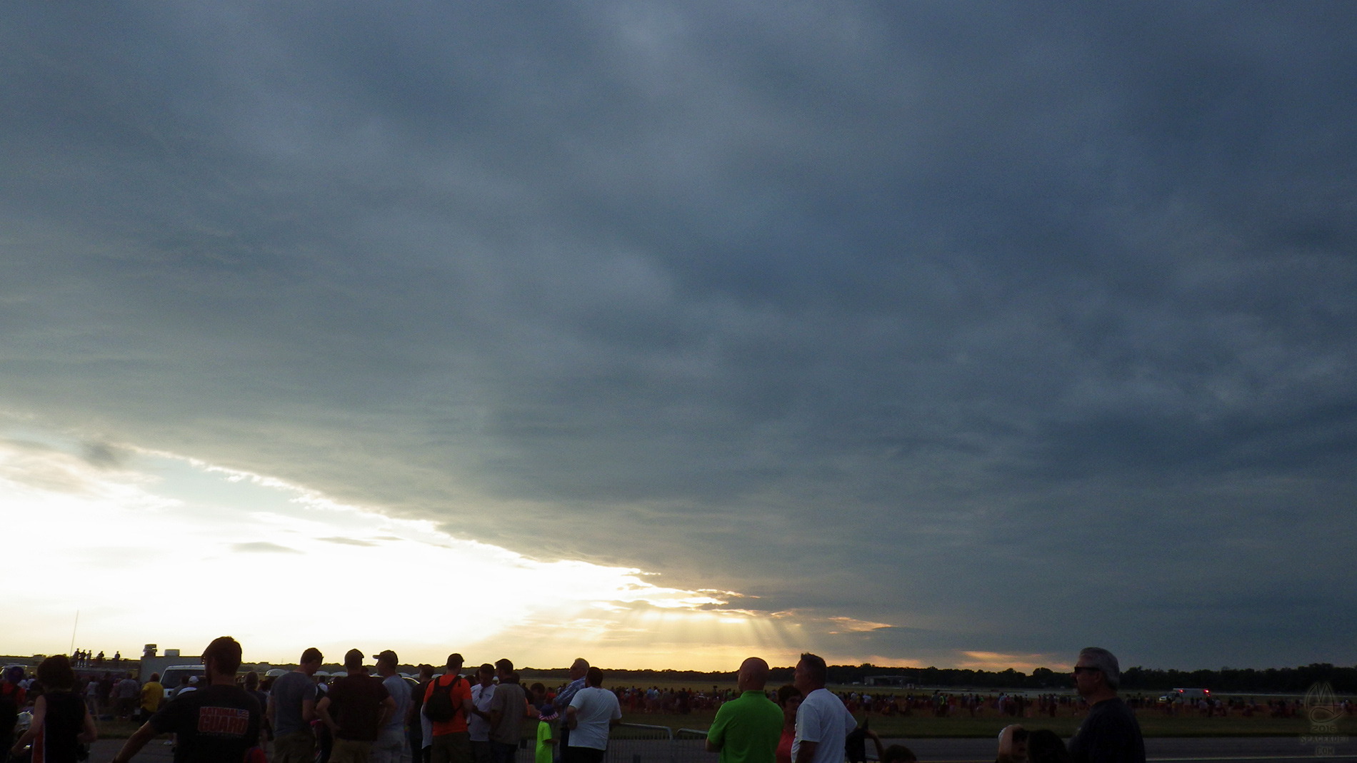 Sky Show. Watch a 4 minute montage of videos of  some of the performances here. Includes the B-17 taxiing past.  See a blog post here about this show.