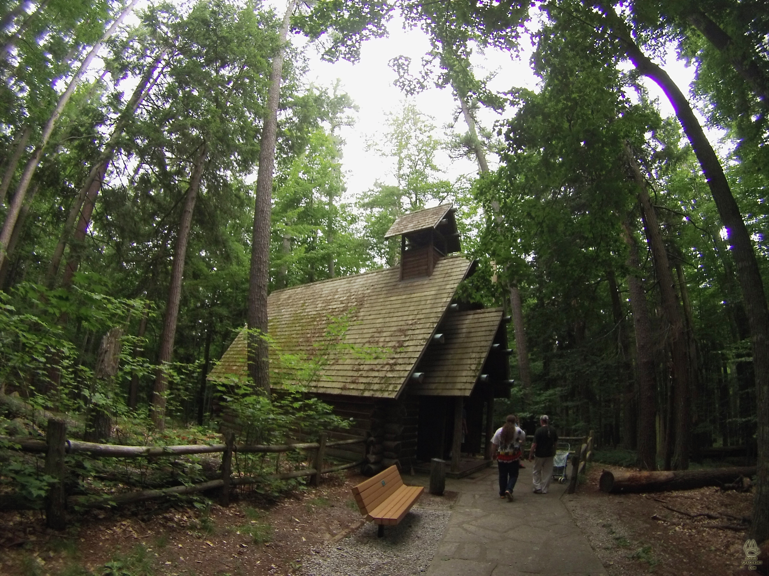 Chapel In The Pines, Hartwick Pines State Park. GoPro photo from 2014.