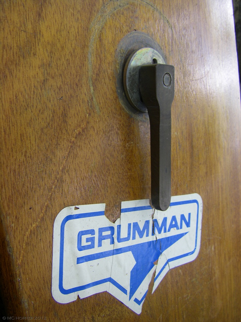 Leeboard clamp handle.