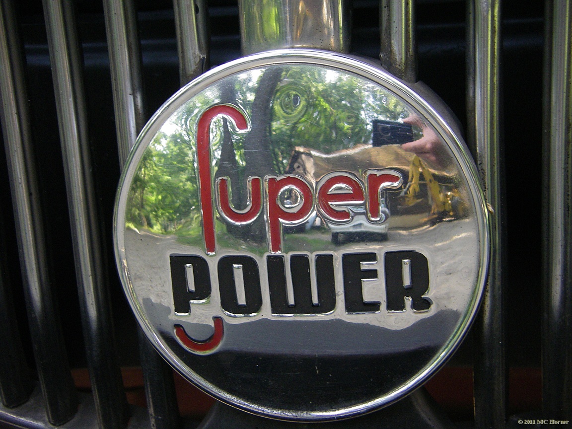 1948 White Truck Super Power badge.