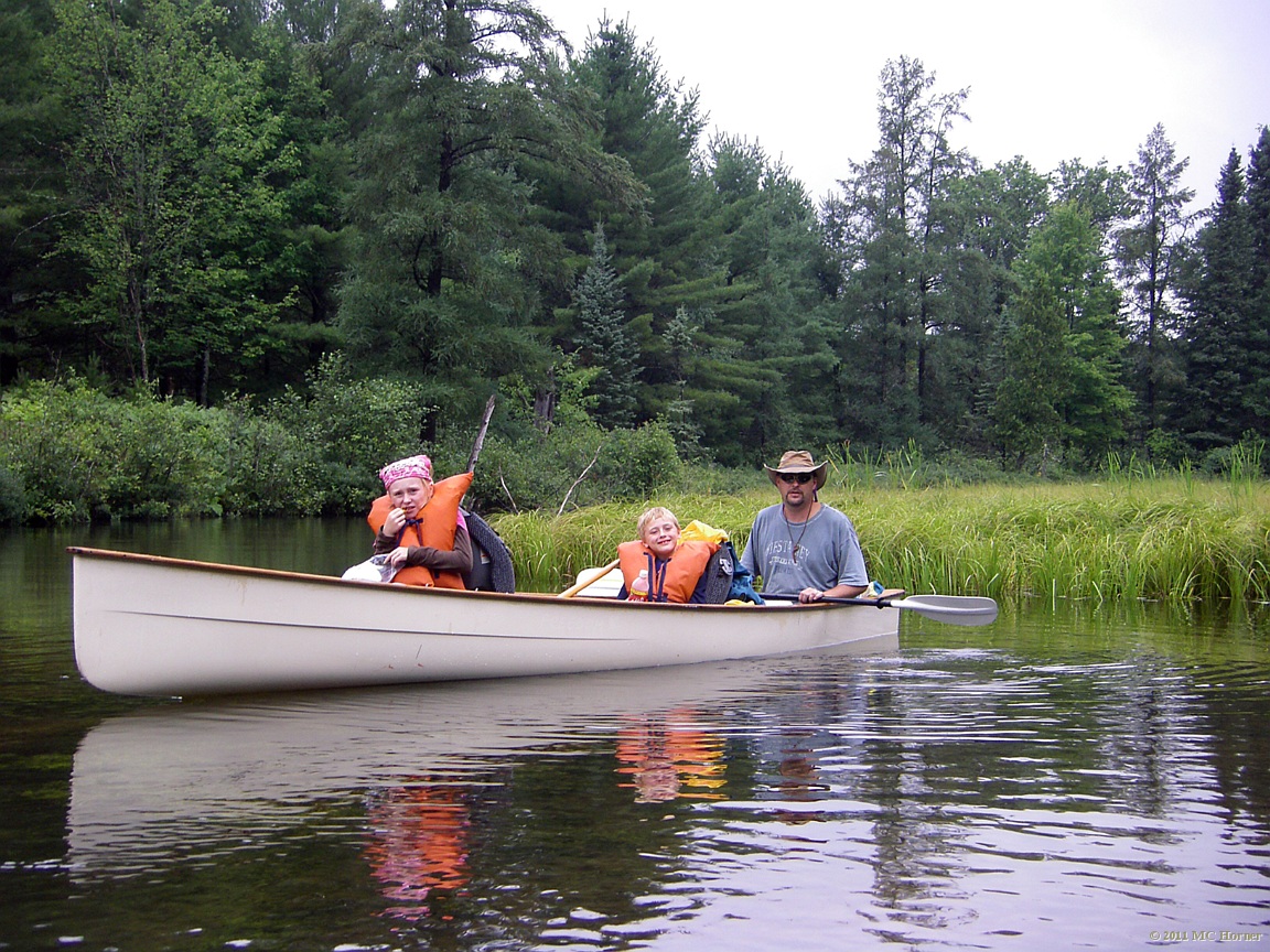 Resting in the eddy.