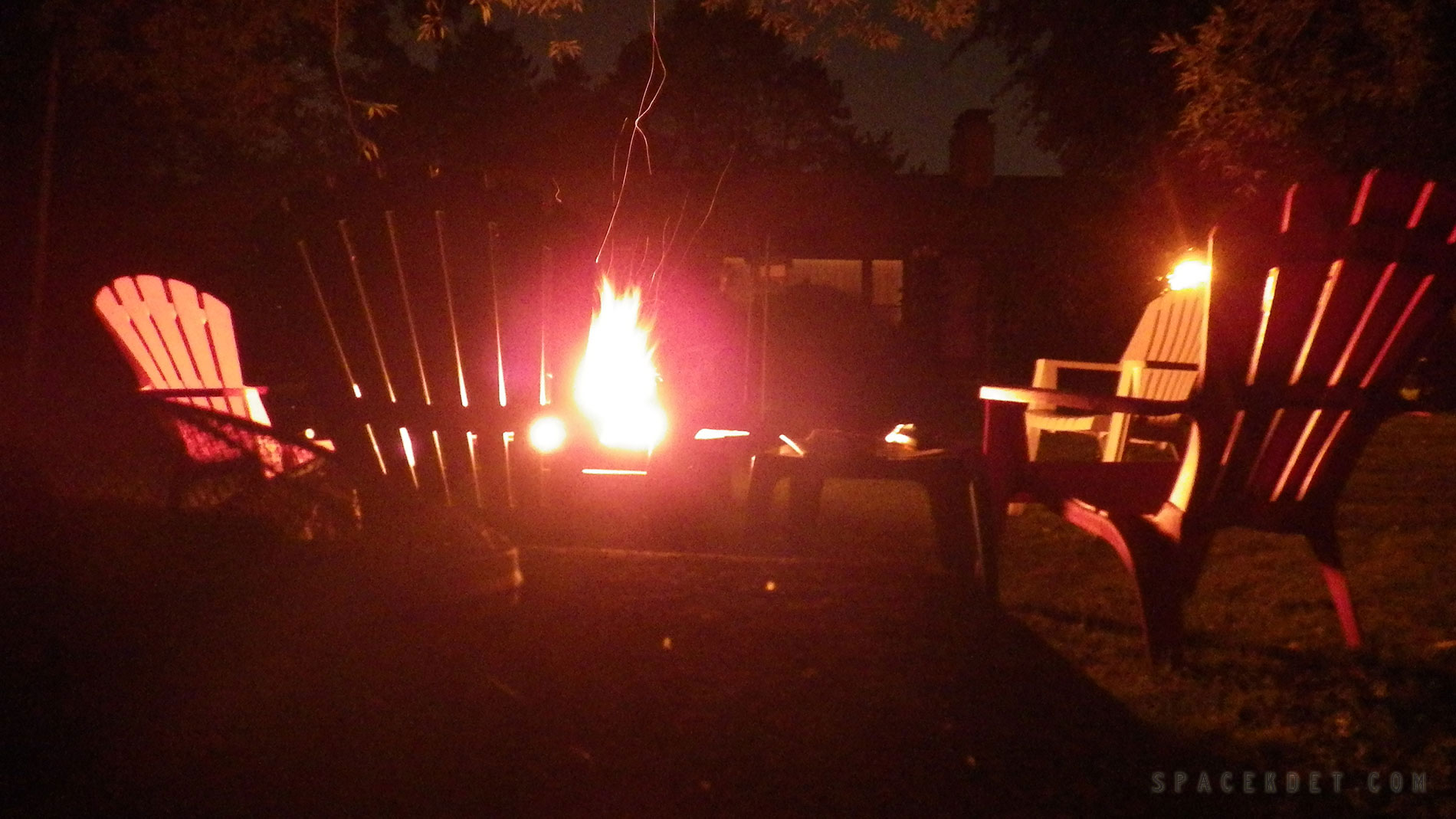 Perfect bonfire weather.