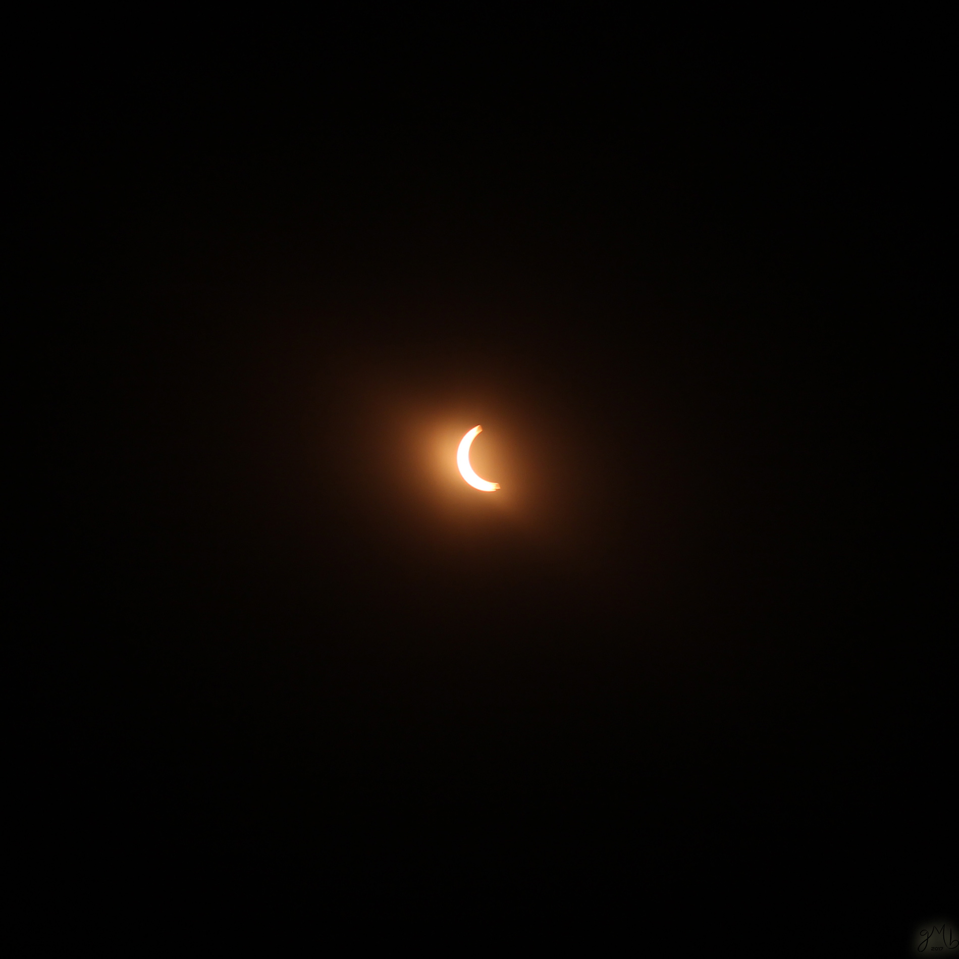 Handheld shot using solar filter.