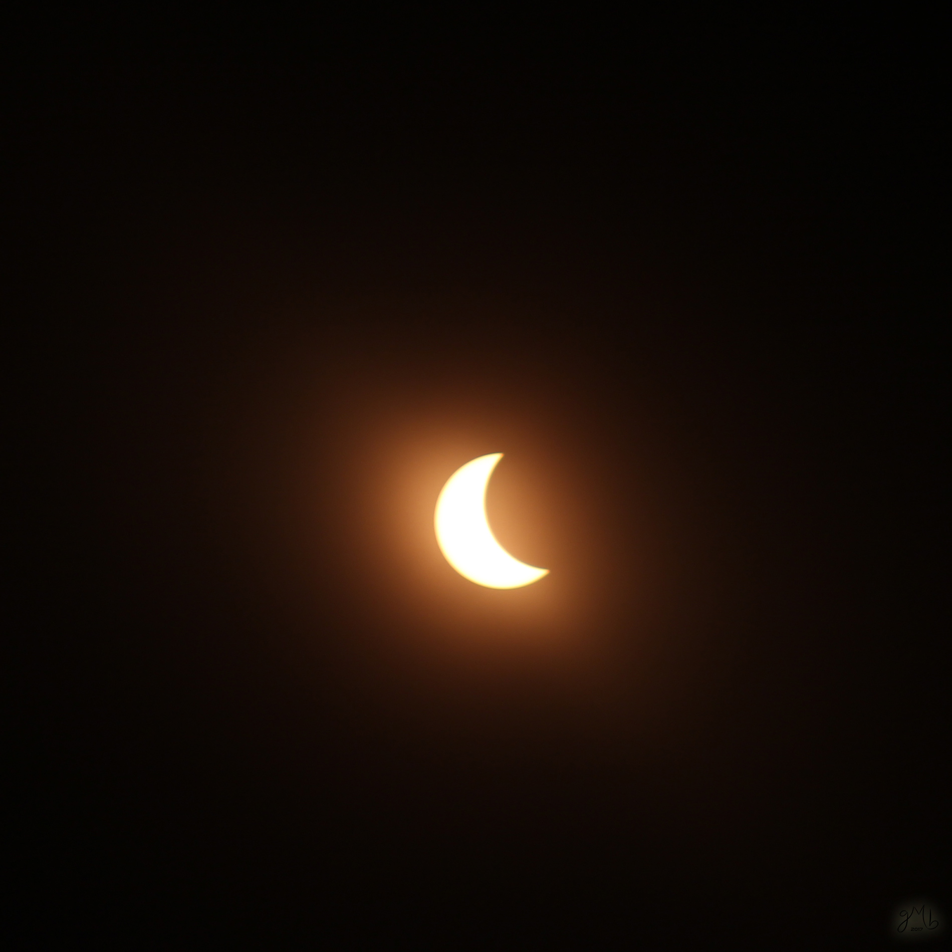 Handheld shot using solar filter.