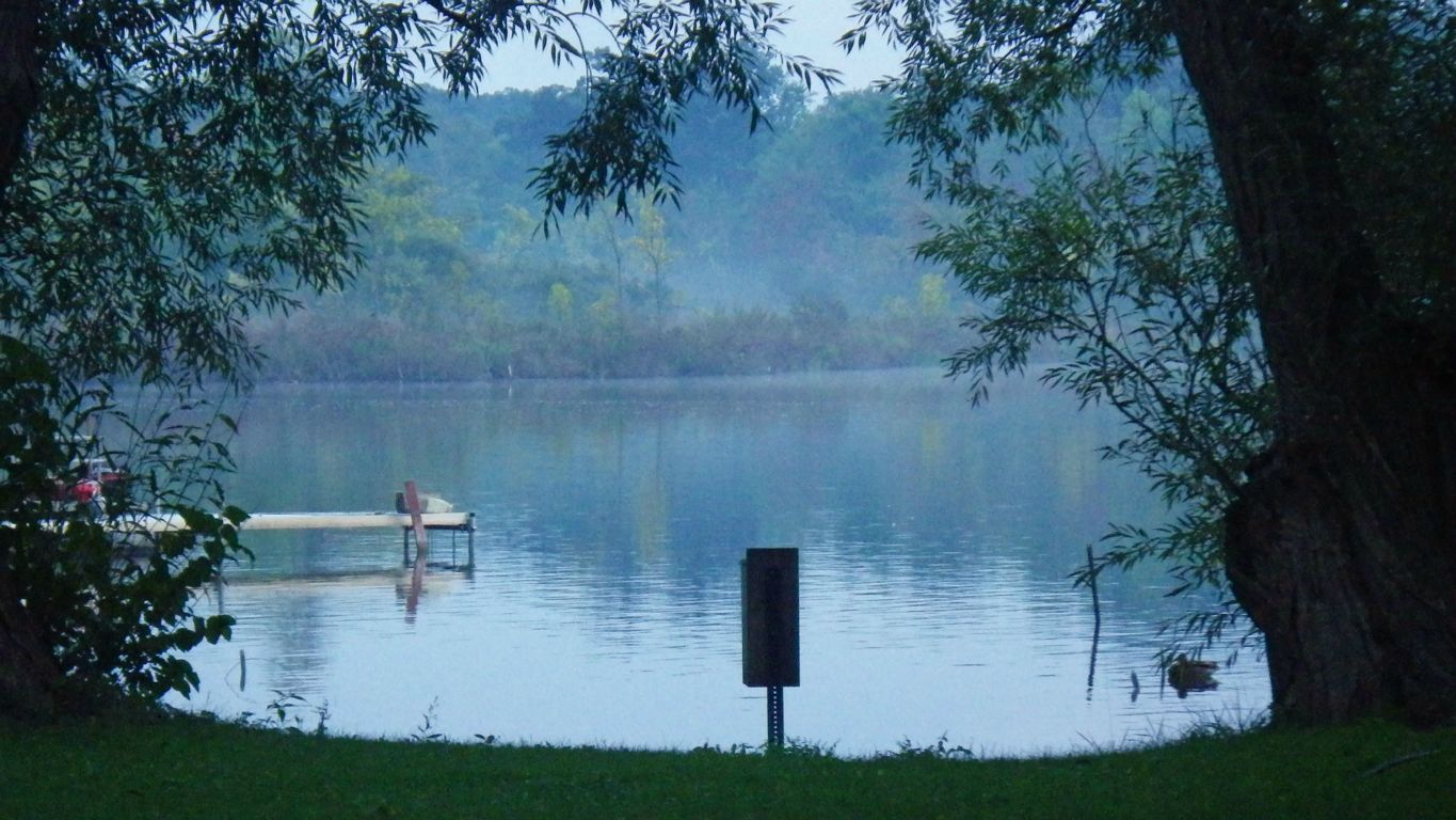 Quiet, damp afternoon.