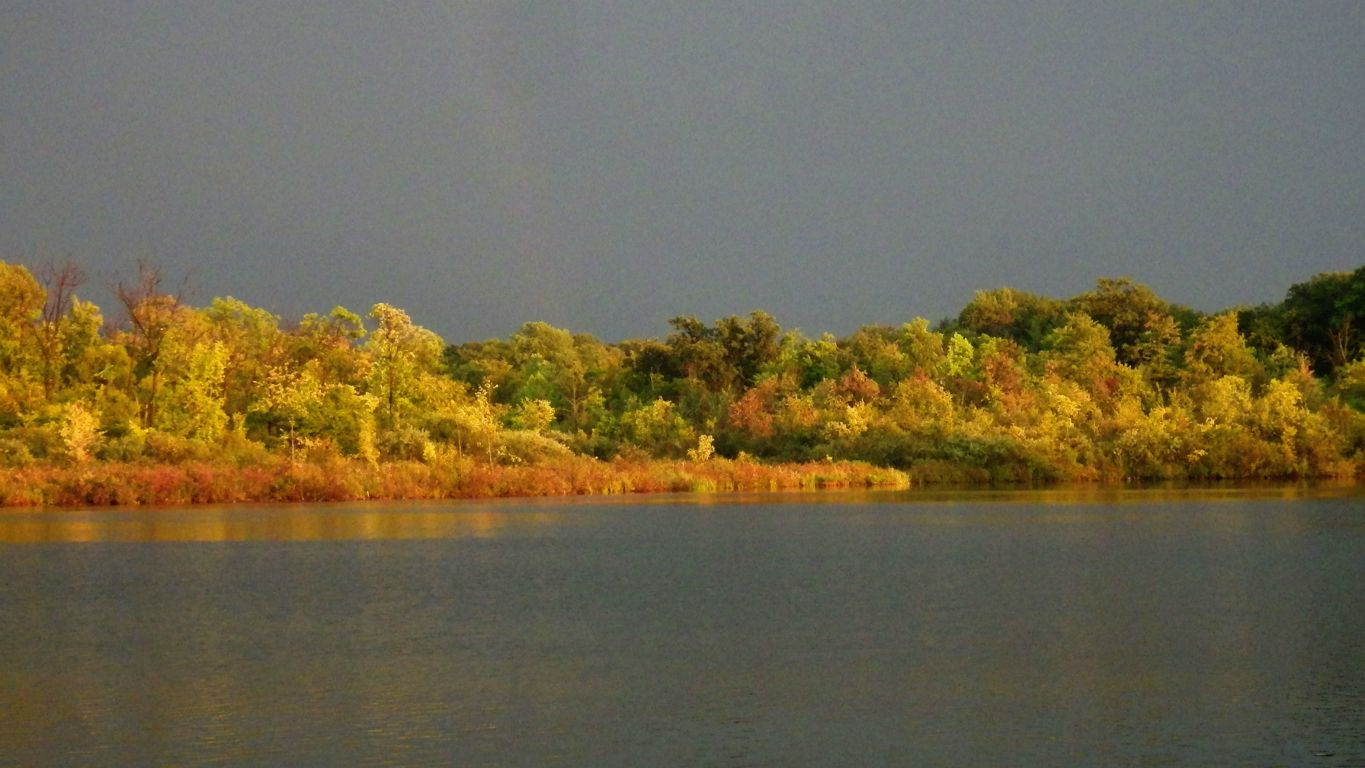 Steamy rainbow.