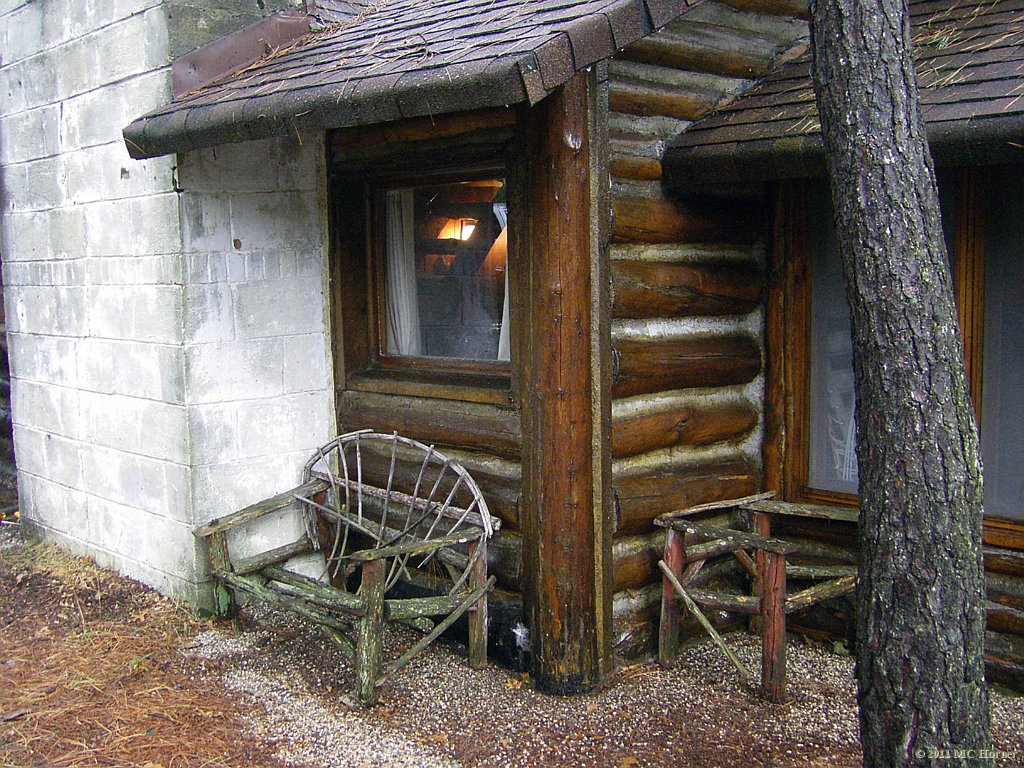 Cabin corner.