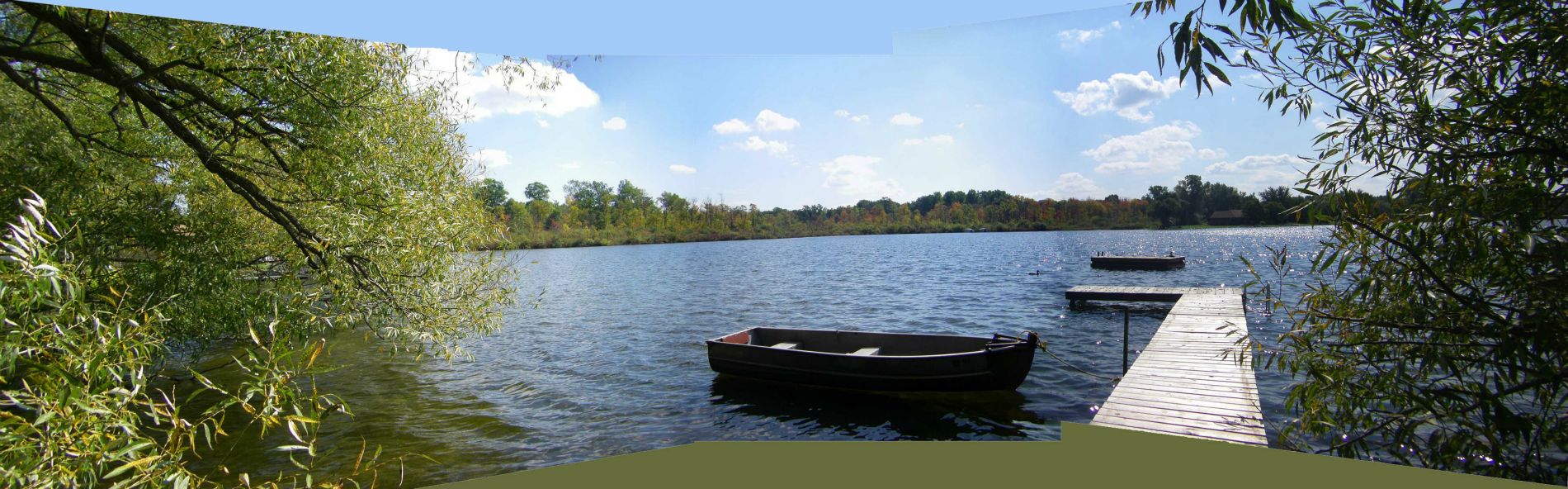 Lake panorama. See the full size pano here.