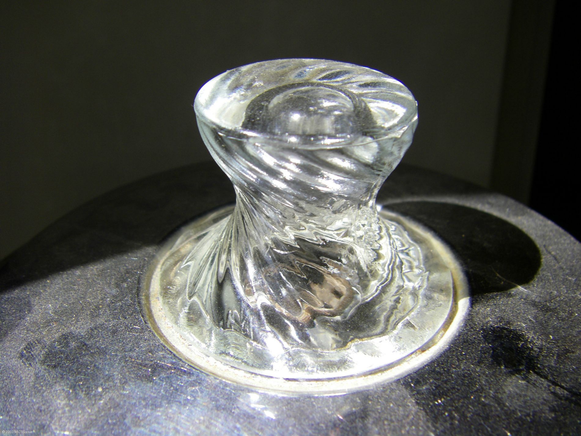 Swirl glass.