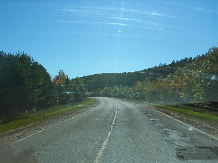 Headed west out of Frederic on County Road 612