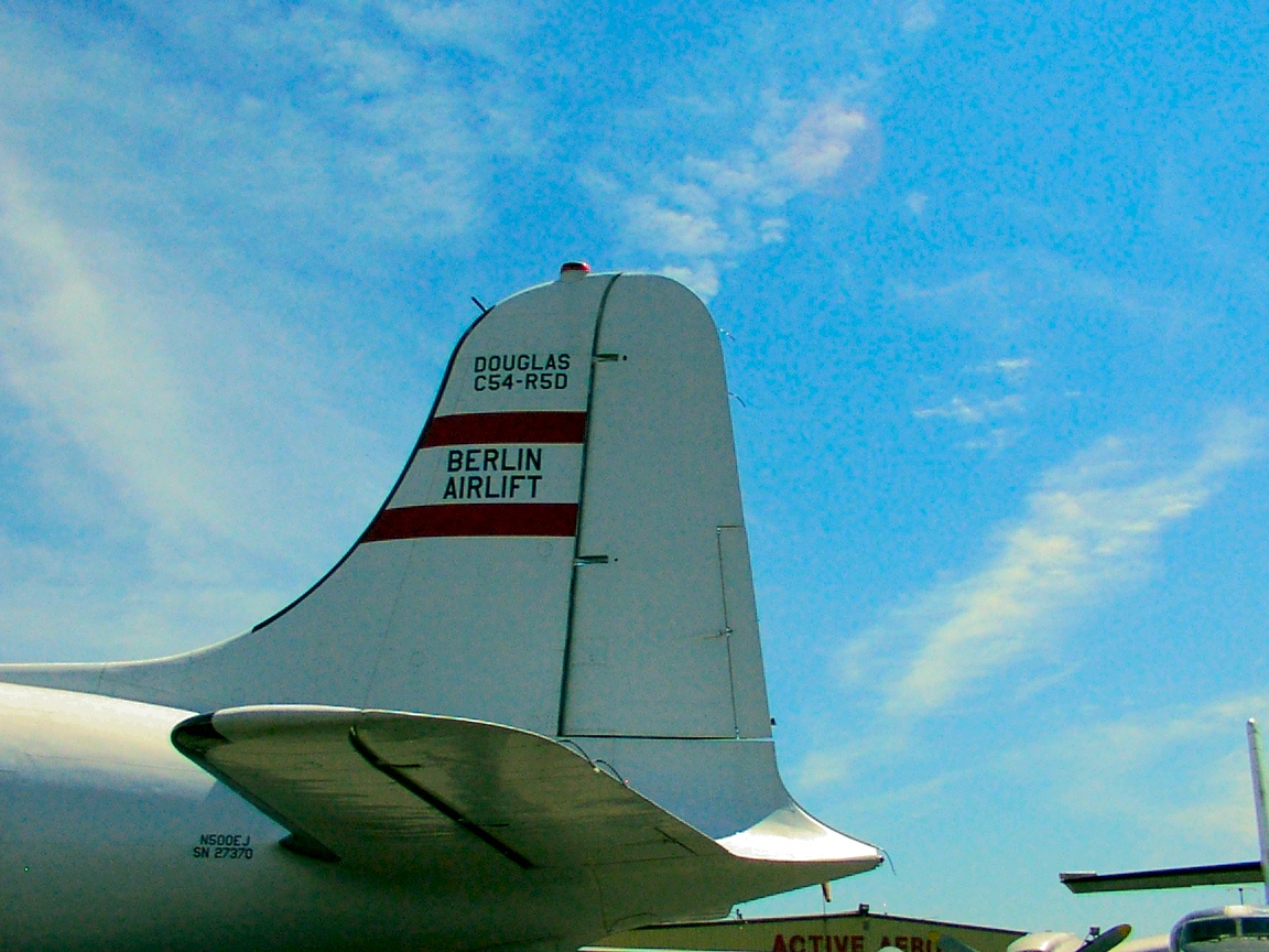 C-54 Cargo hauling.Candy Bomber.