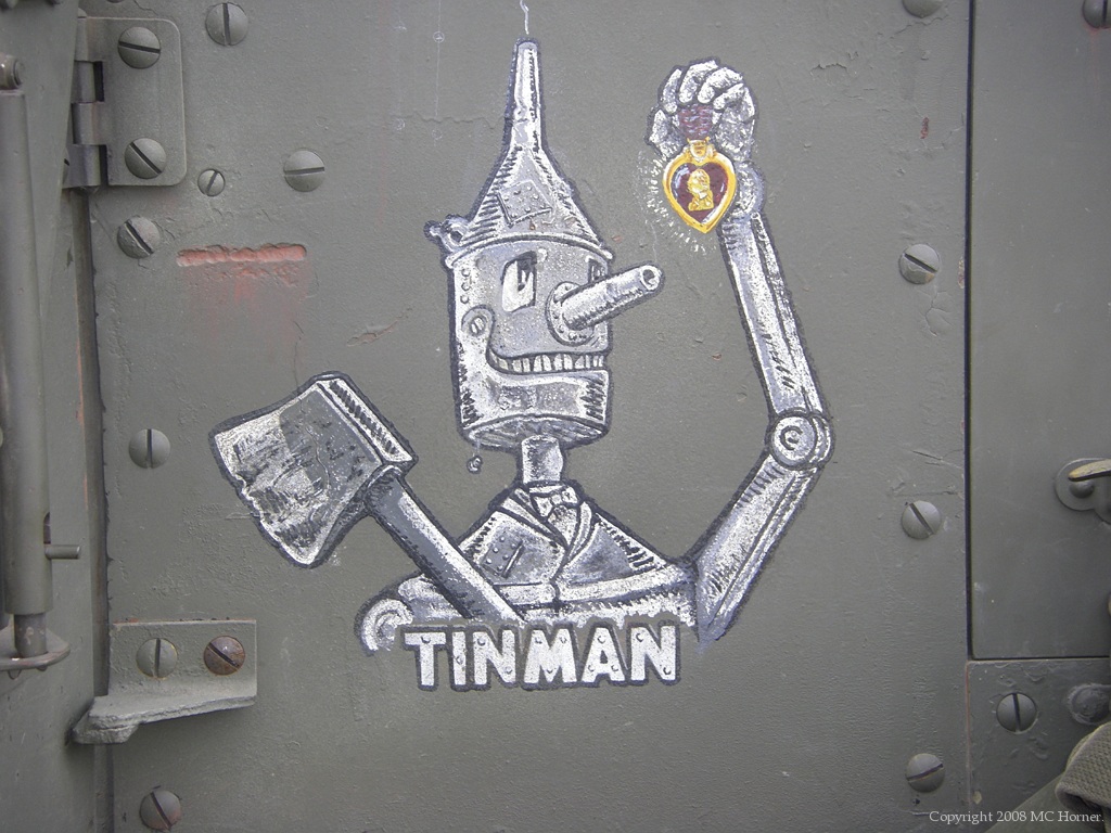 'Tinman's door art.
