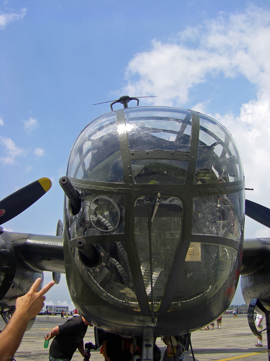 B-25 nose.