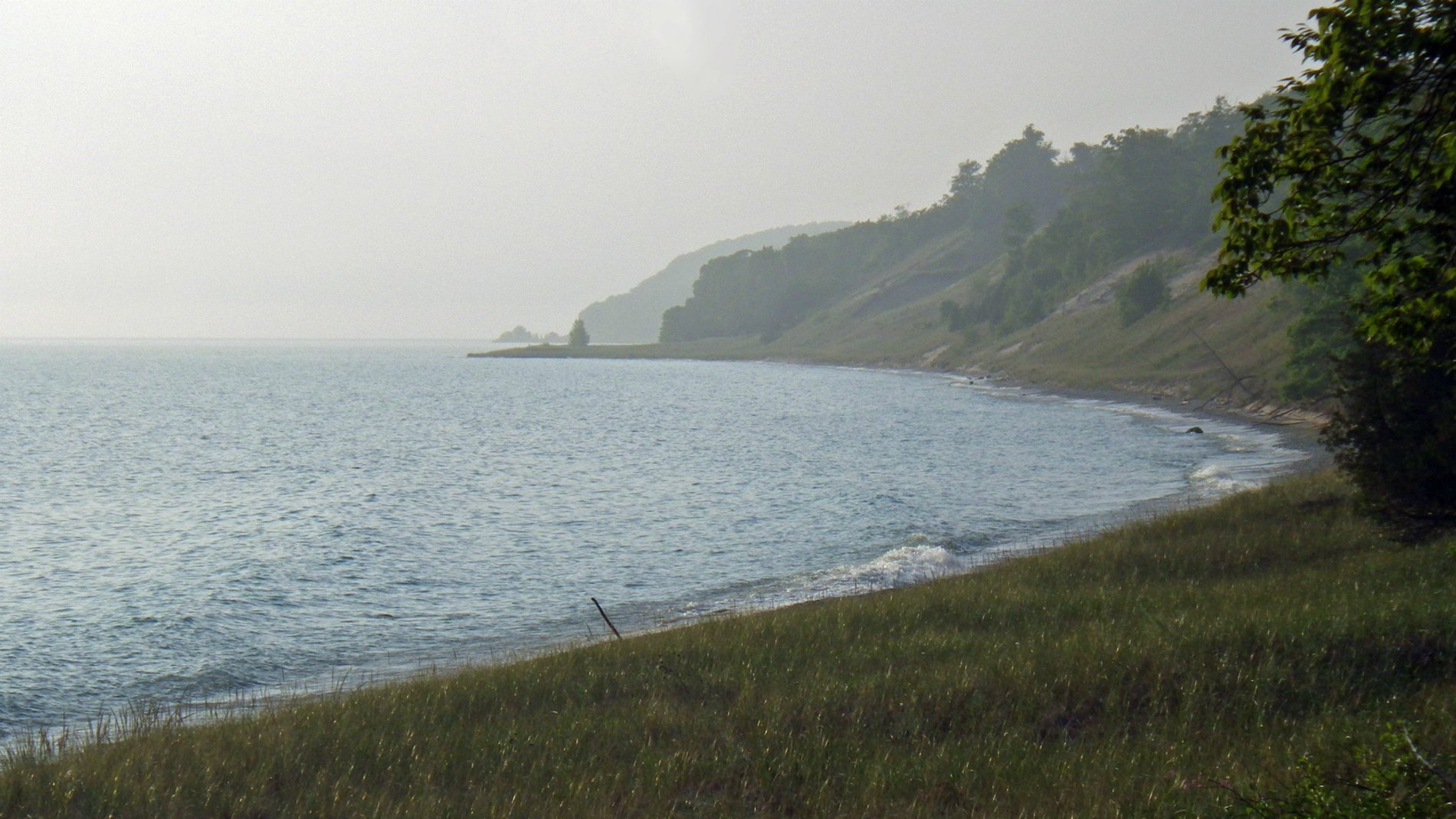 Looking north from Frederickson's.