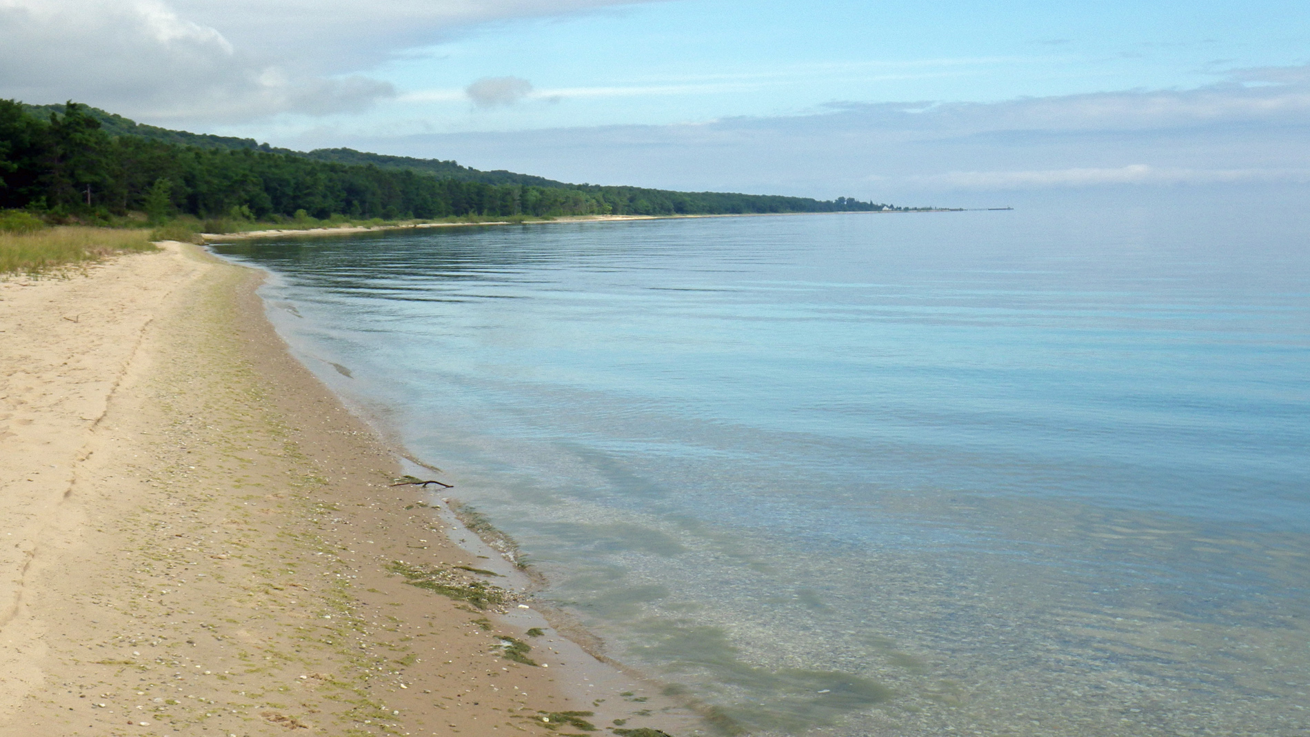 East beach, looking north.