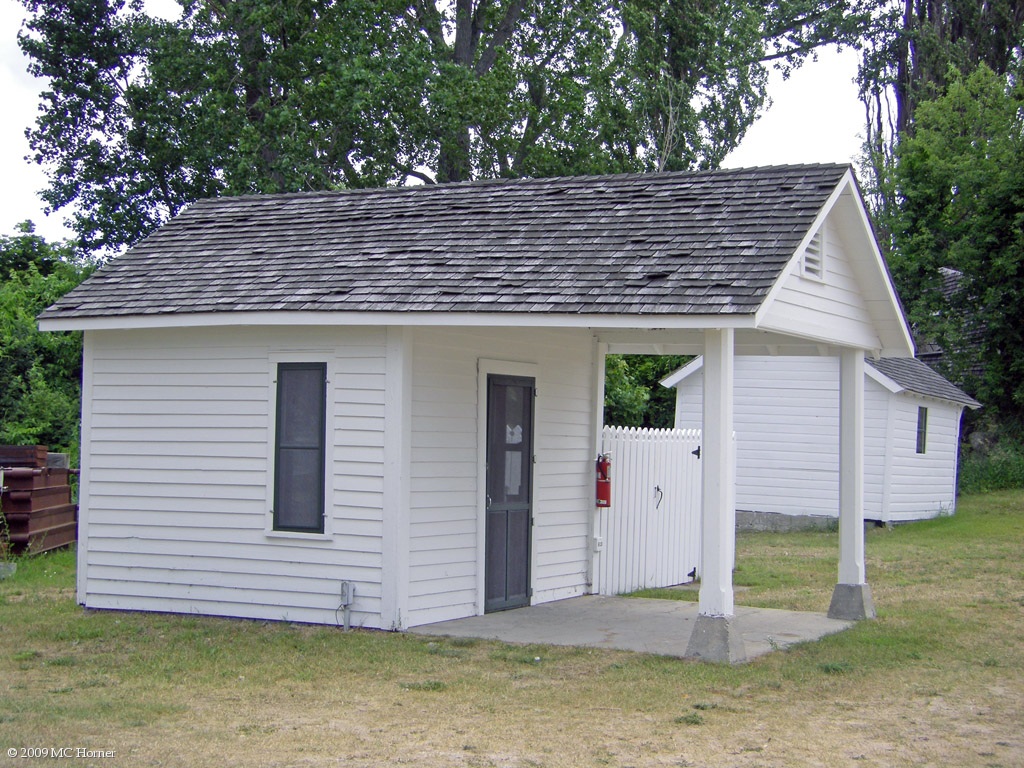 The old village gas station.