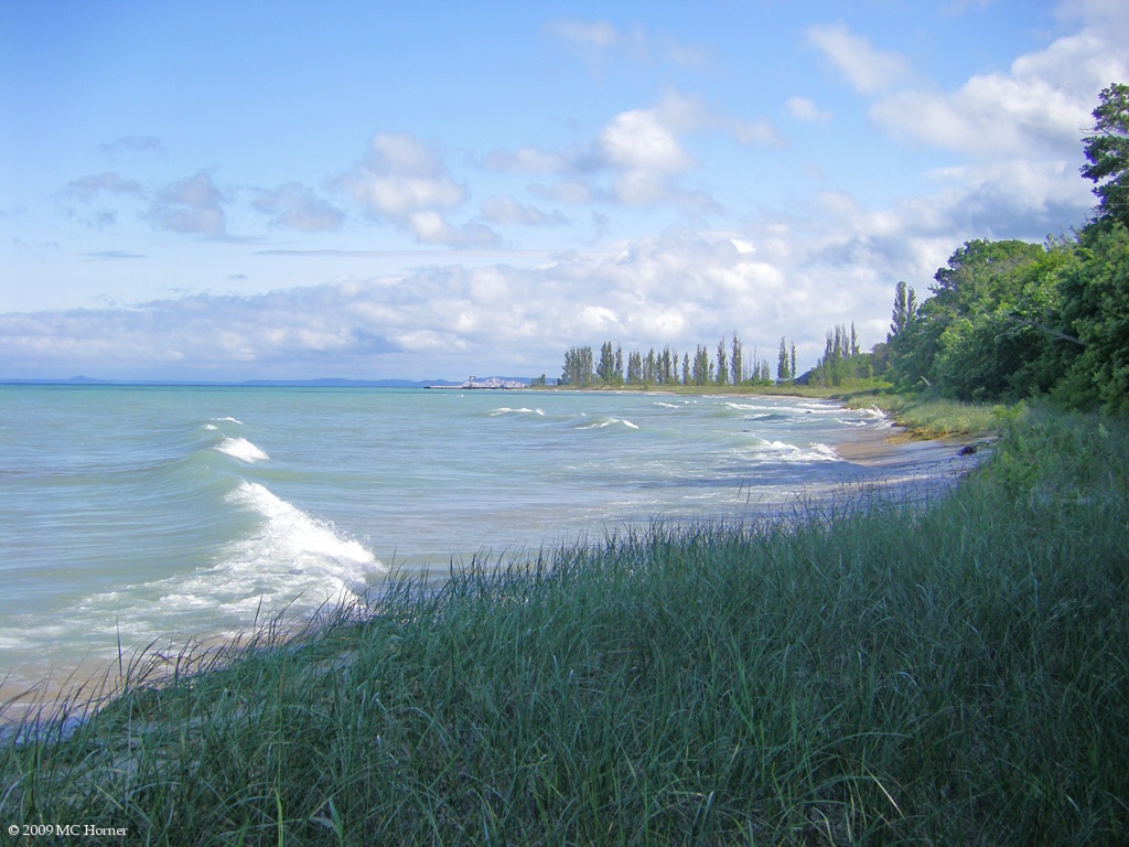 Last photo before the batteries died. East side, looking south at the ferry dock.