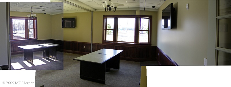 Meeting room panorama.