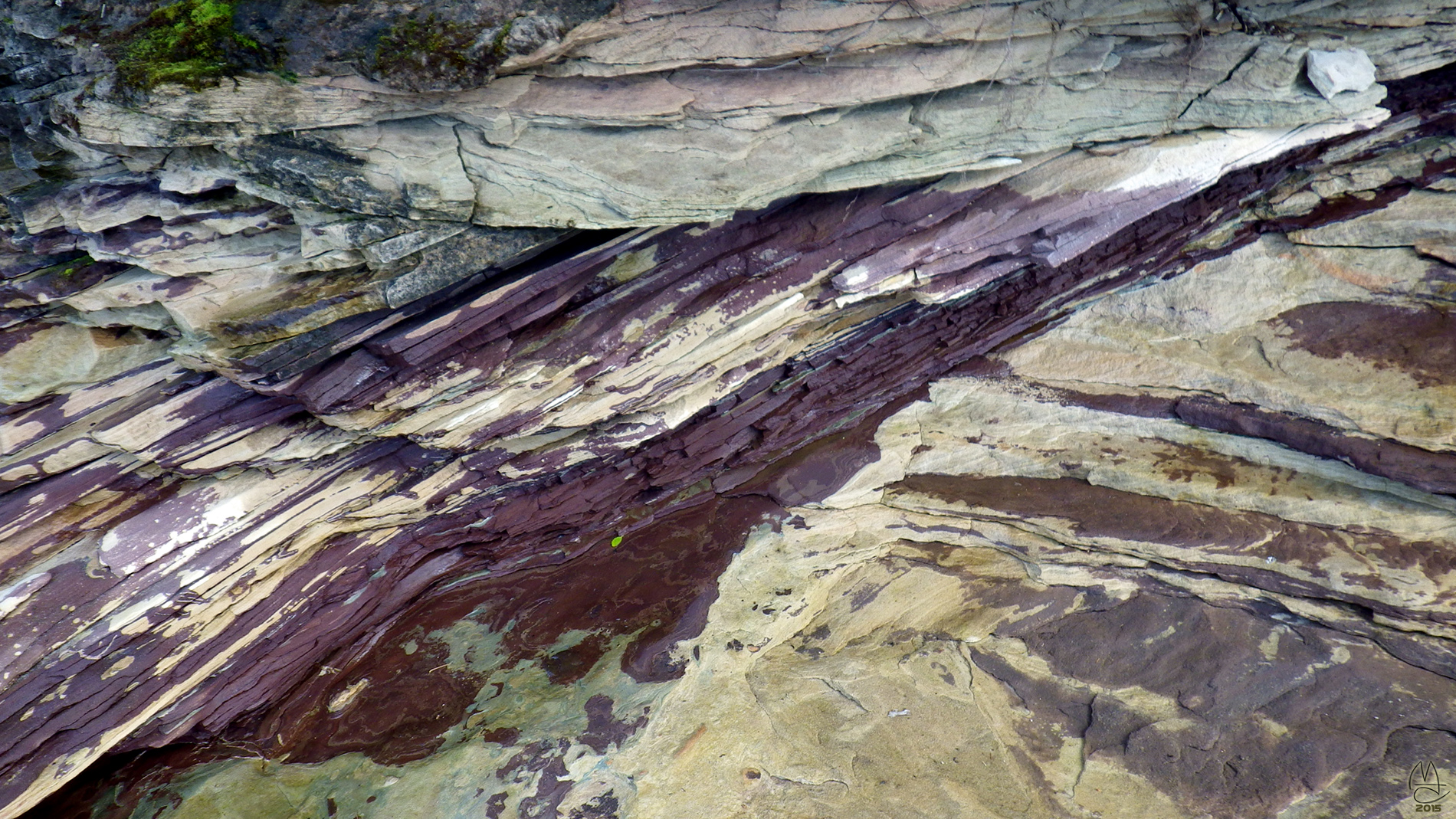 Sandstone stacks.