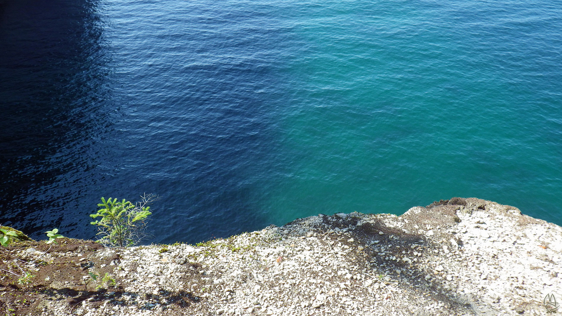 Cliff edge.